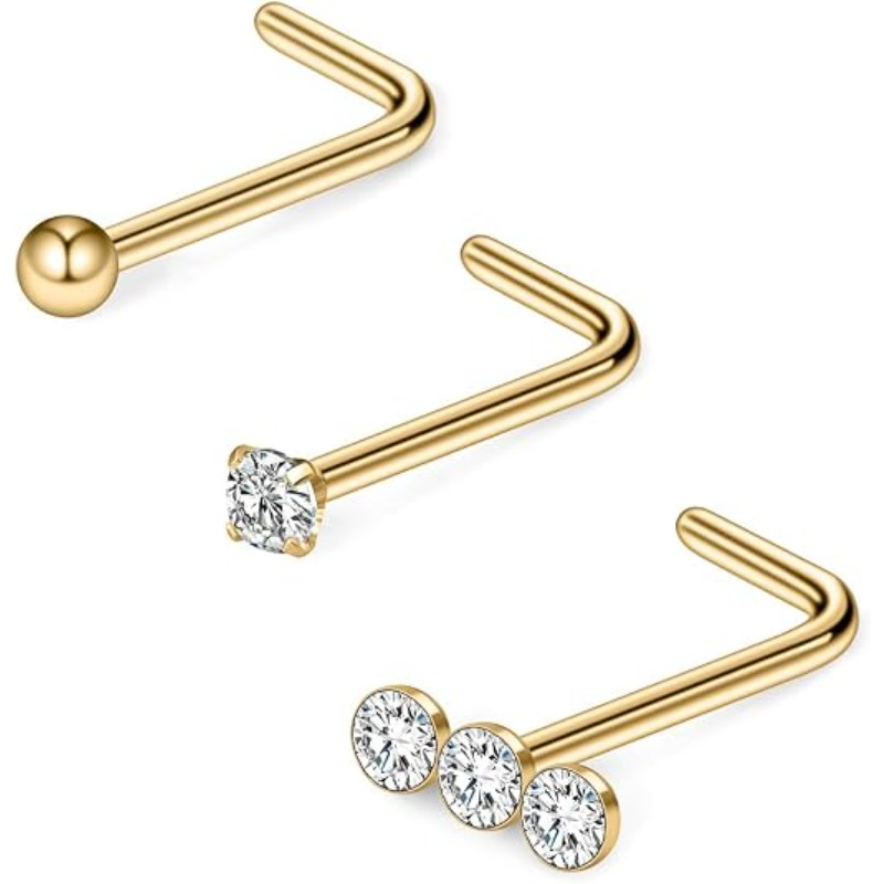 3 adet 20G cerrahi çelikten ya - Body Jewelry Surgical Steel incelemesi ve fiyatı