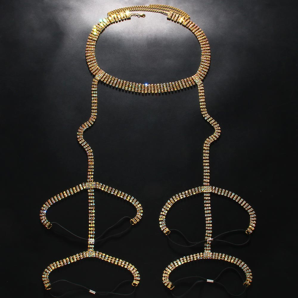 Stonefans taklidi uyluk Garter - Body Jewelry Retainers incelemesi ve fiyatı