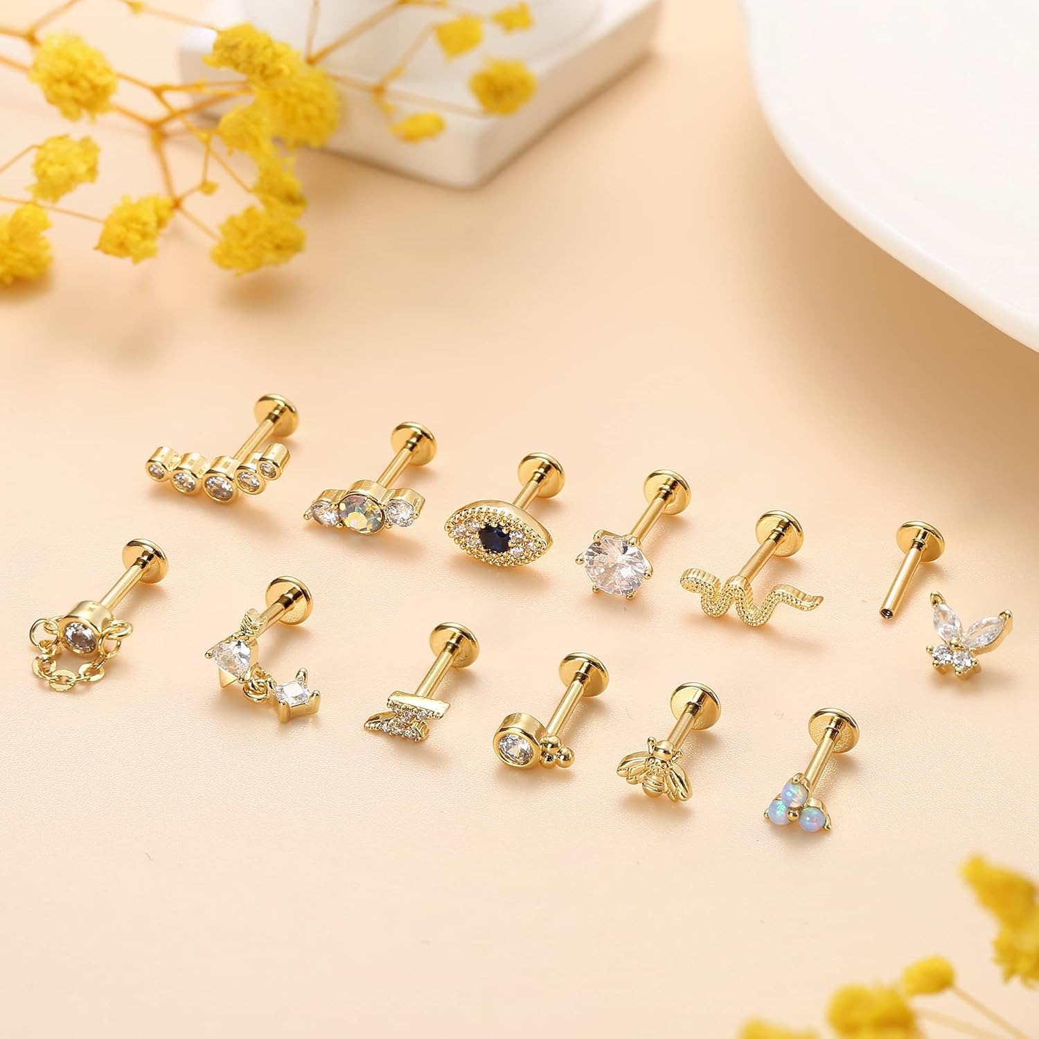 Bobisty 1 Adet Kıkırdak Küpe K - Body Jewelry Surgical Steel incelemesi ve fiyatı