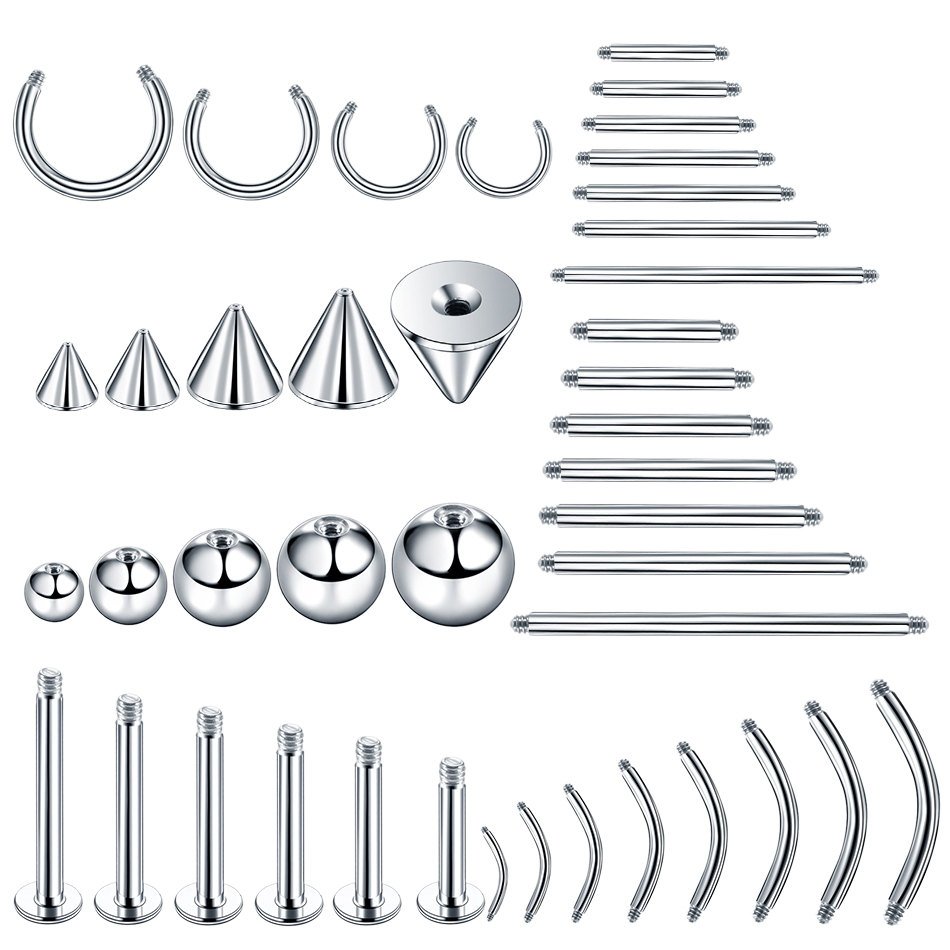 100 adet/grup Çelik Küpe Halte - Body Jewelry Replacement Ball incelemesi ve fiyatı