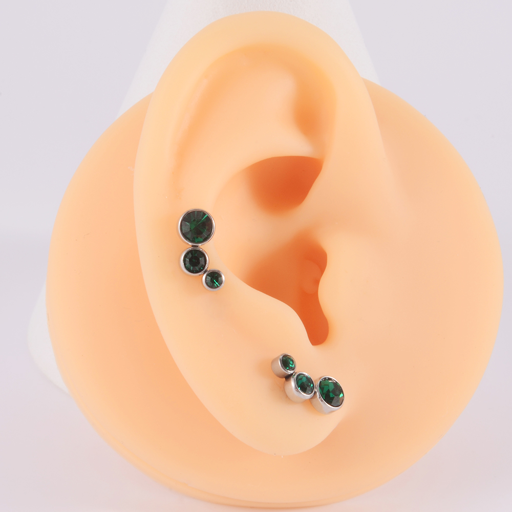 2 adet 361 cerrahi çelik krist - Body Jewelry Surgical Steel incelemesi ve fiyatı