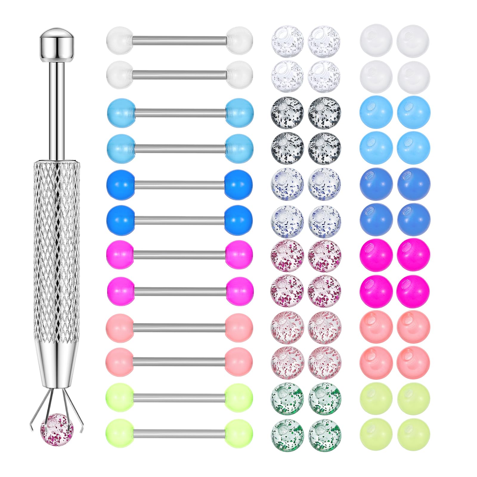12 adet halter meme ucu halkal - Body Jewelry Replacement Ball incelemesi ve fiyatı