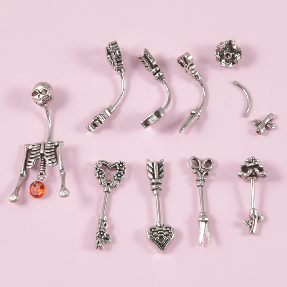 1 adet Vintage cerrahi çelik i - Body Jewelry Surgical Steel incelemesi ve fiyatı