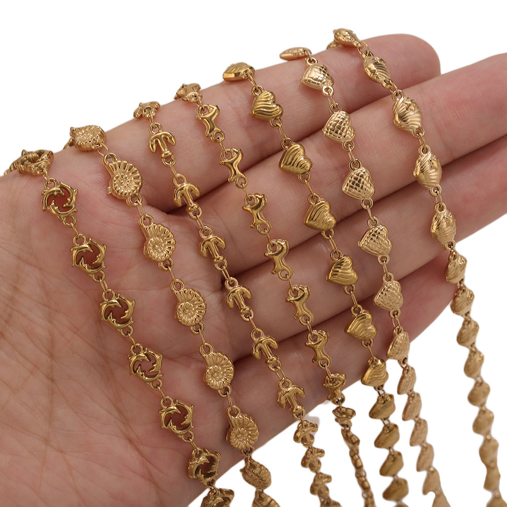 1M PVD Altın Paslanmaz Çelik K - Body Jewelry Necklace incelemesi ve fiyatı