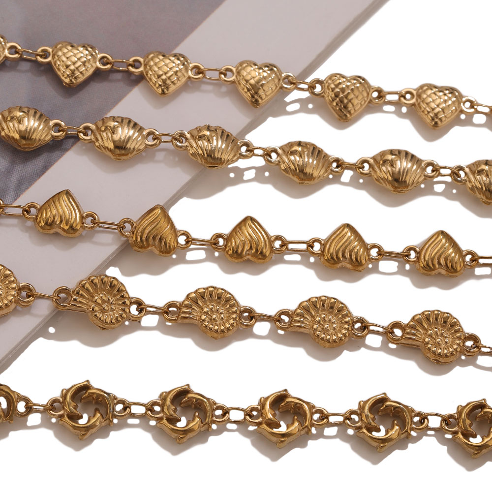 1M PVD Altın Paslanmaz Çelik K - Body Jewelry Necklace incelemesi ve fiyatı