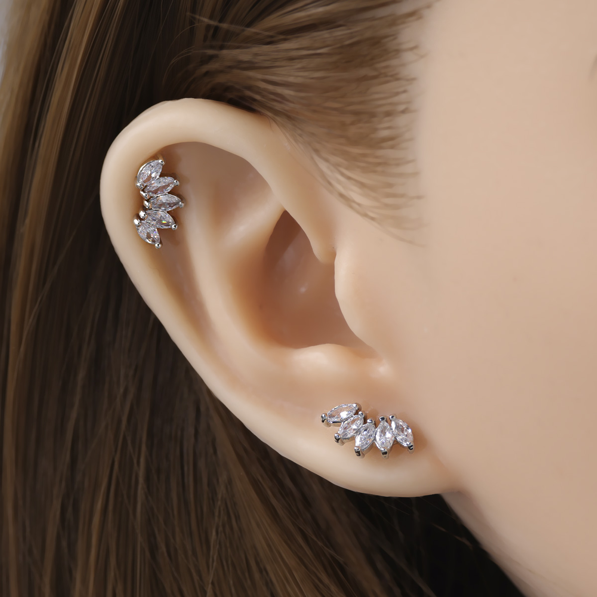 2 adet kıkırdak küpe damızlık  - Body Jewelry Surgical Steel incelemesi ve fiyatı