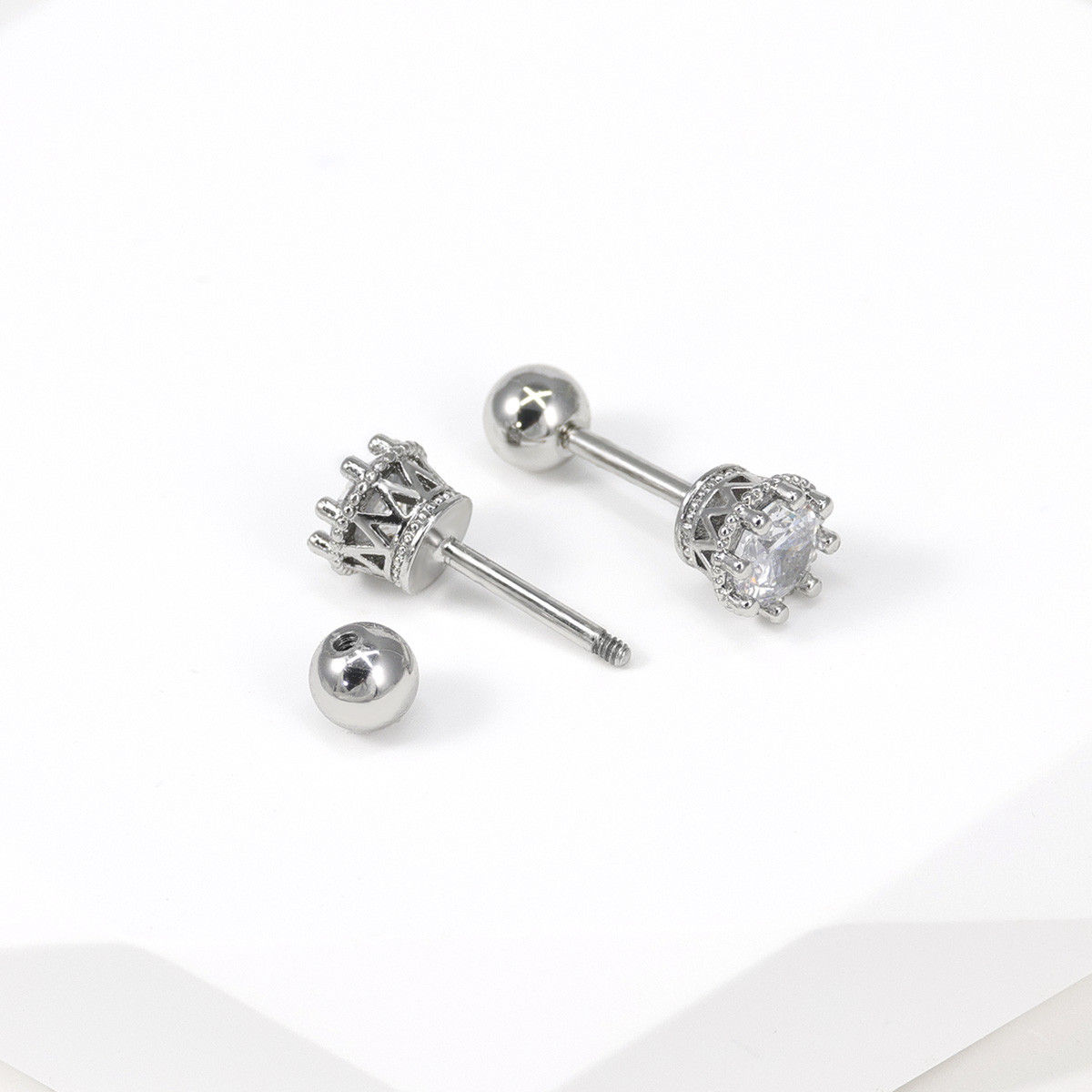 2 adet kıkırdak küpe damızlık  - Body Jewelry Surgical Steel incelemesi ve fiyatı