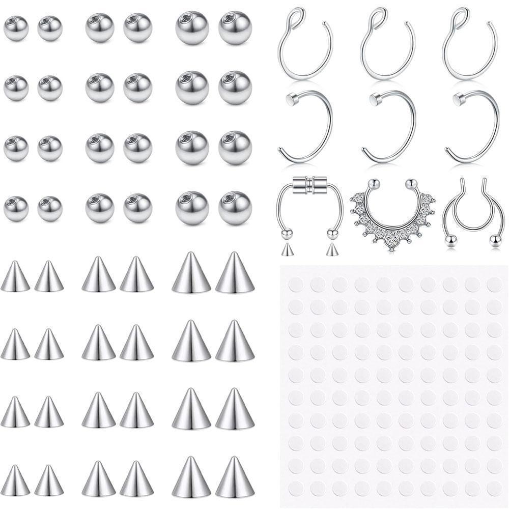 1-157 adet Set sahte kaş halka - Body Jewelry Replacement Ball incelemesi ve fiyatı