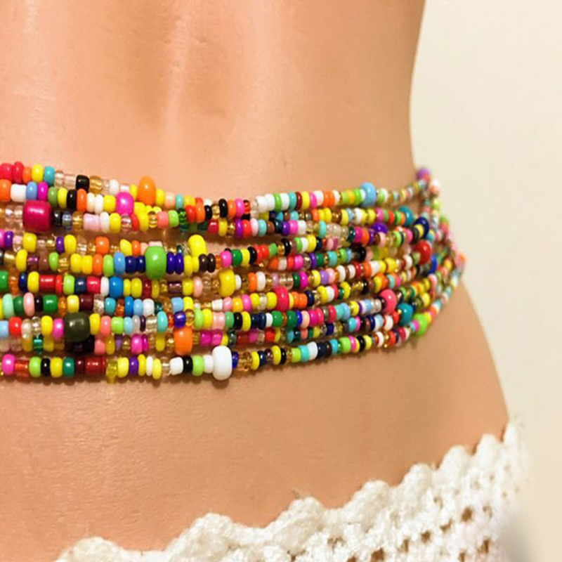 Kadınlar katmanlı boncuklu göb - Body Jewelry For You incelemesi ve fiyatı