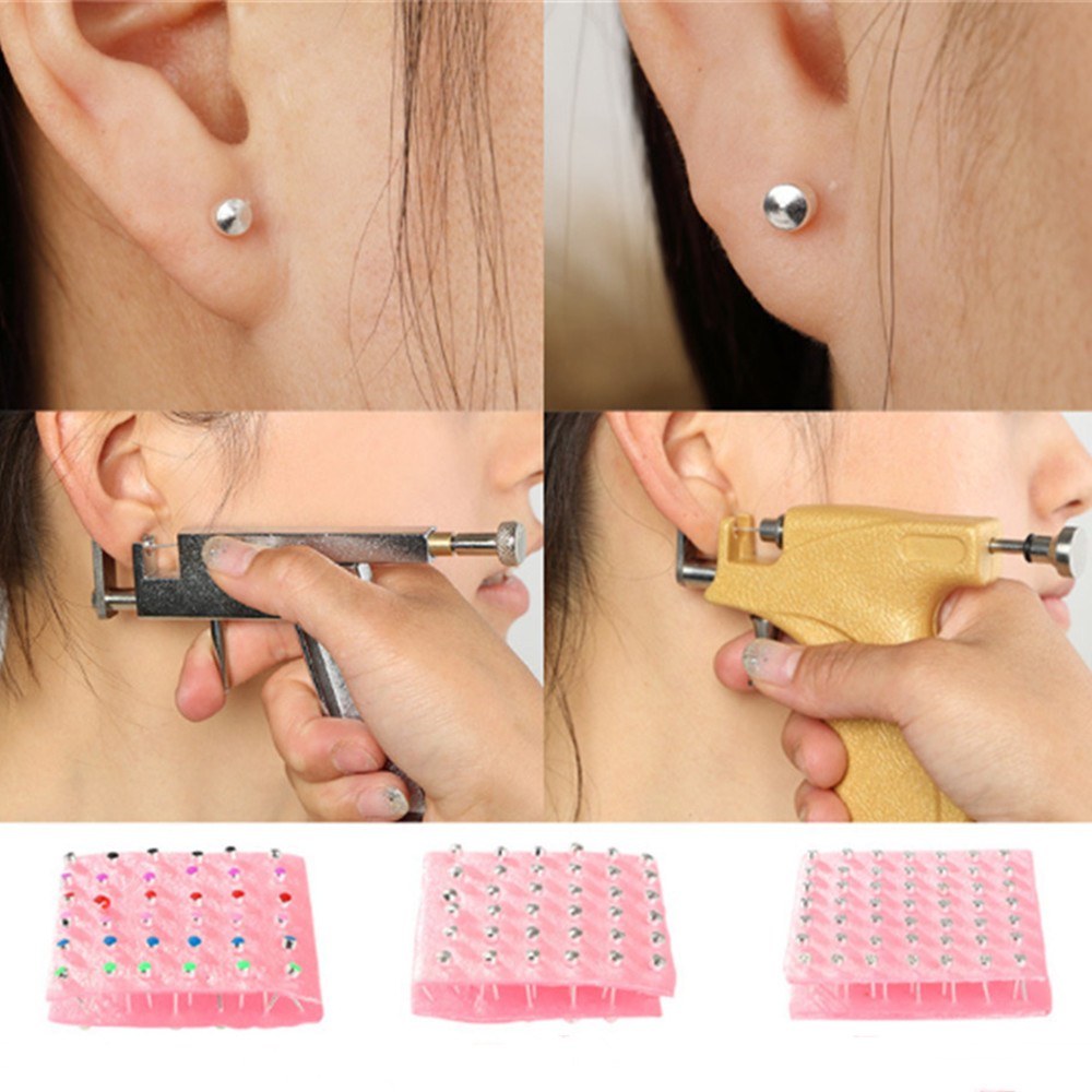 98/24 adet kulak Piercing özel - Body Jewelry Surgical Steel incelemesi ve fiyatı